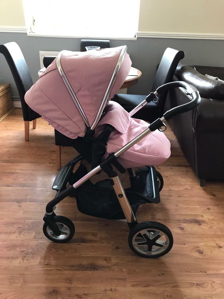 silver cross travel system pink